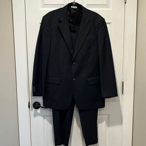 Men's Karako Midnight Blue pinstriped Suit